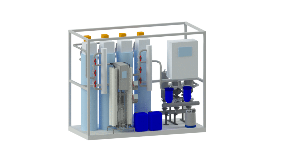 Mobile water treatment stations